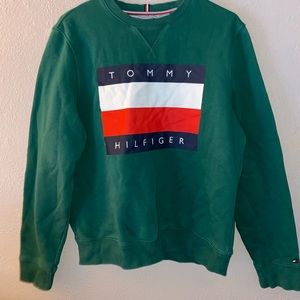Medium Green Tommy Hilfiger Crew Neck